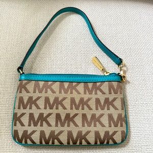 Michael Kors Canvas Wristlet